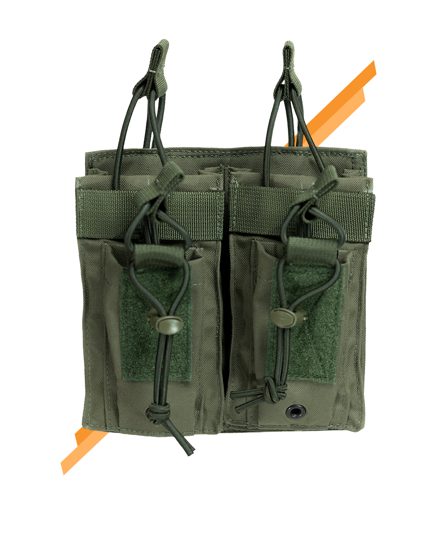 DOUBLE HAND GUN MAGAZINE