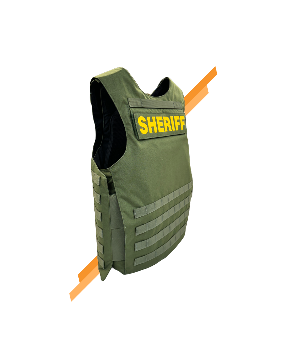 THE GUARDIAN CORE Ultra Plus Level II uniform carrier - back view - Universe Body Armor