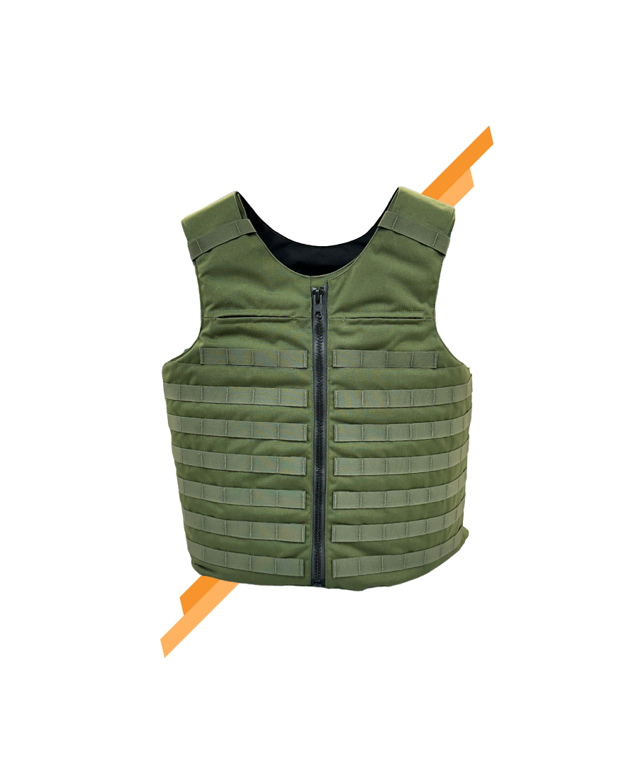 THE GUARDIAN CORE Ultra Plus Level II uniform carrier - MOLLE webbing detail - Universe Body Armor