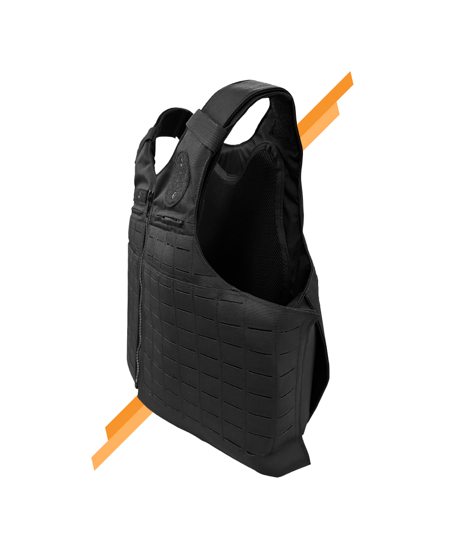 THE GUARDIAN LASER Ultra Panel Level II carrier - laser-cut MOLLE detail - Universe Body Armor