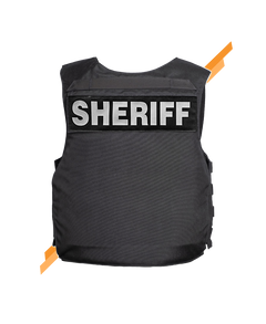 Back ID Patch Vinyl Customizable - Color and Letter Options - Universe Body Armor