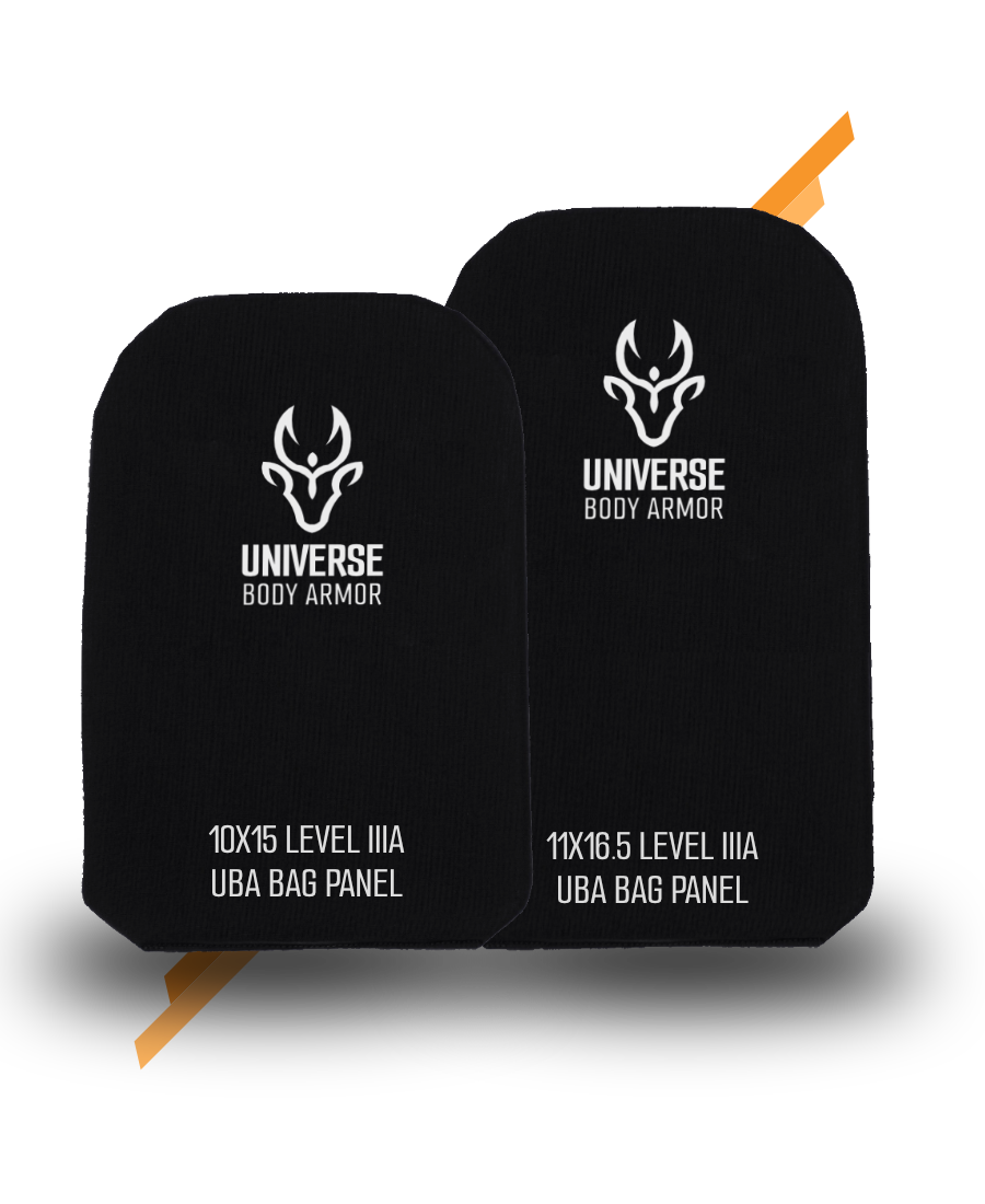 Backpack ballistic panel NIJ Level IIIA 11x16 - detail view - Universe Body Armor
