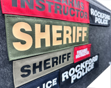 Custom front/back ID patch example on tactical vest - Universe Body Armor