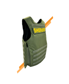 THE GUARDIAN CORE Ultra Plus Level II uniform carrier - back view - Universe Body Armor