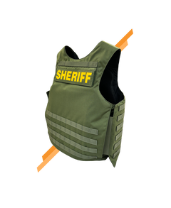 THE GUARDIAN CORE Ultra Plus Level II uniform carrier - close-up detail - Universe Body Armor