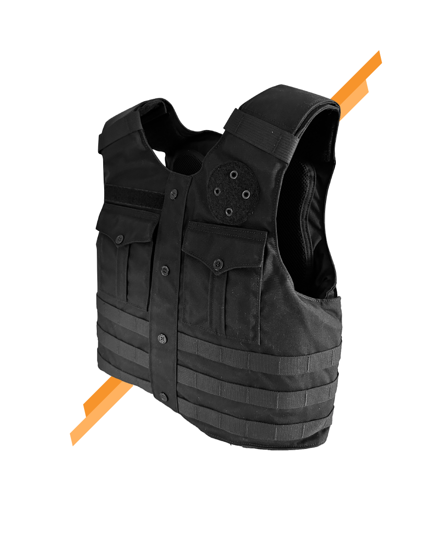 THE GUARDIAN Pocket uniform MOLLE carrier - side view - Universe Body Armor