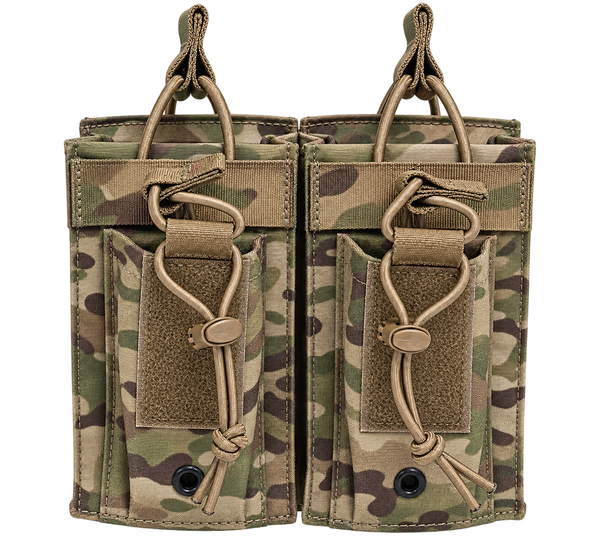 Tactical radio MOLLE pouch in Multicam - dual pocket design - Universe Body Armor