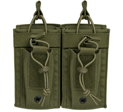 Tactical radio MOLLE pouch in O.D. Green - dual pocket design - Universe Body Armor