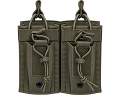 Tactical radio MOLLE pouch in Ranger Green - dual pocket design - Universe Body Armor