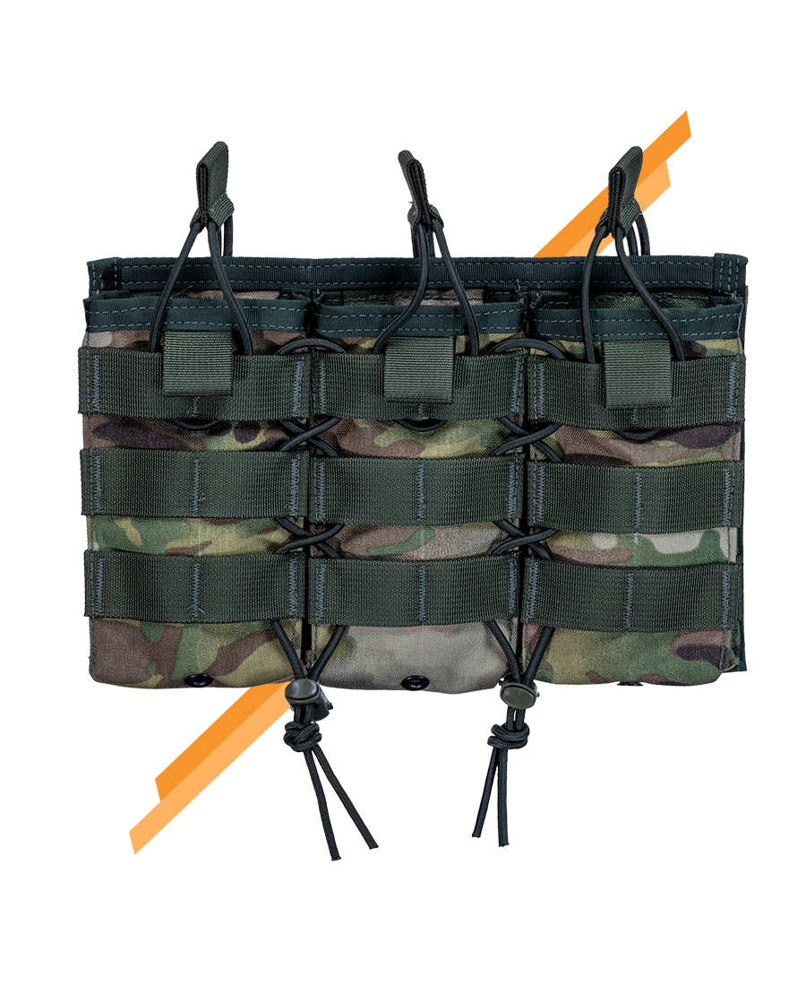 RF M4 AR15 Rifle Magazine Pouch - Front View - Universe Body Armor