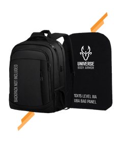 School bag ballistic panel NIJ Level IIIA 10x15 - detail view - Universe Body Armor