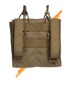 Tactical radio MOLLE pouch for law enforcement - back view - Universe Body Armor
