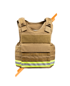 The Defender Carrier with Cummerbunds - Back View - Universe Body Armor