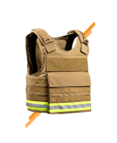 The Defender Carrier with Cummerbunds - Front View - Universe Body Armor