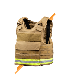 The Defender Carrier with Cummerbunds - Side View - Universe Body Armor