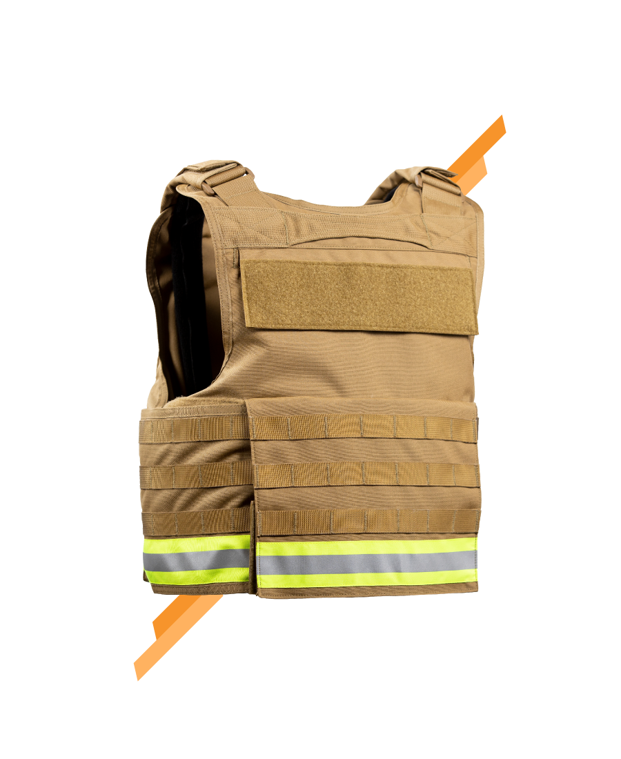 The Defender Carrier with Cummerbunds - Worn View - Universe Body Armor