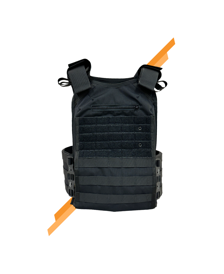 THE OPERATOR plate carrier in black - view 1 - Universe Body Armor