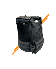 THE OPERATOR plate carrier in black - view 2 - Universe Body Armor